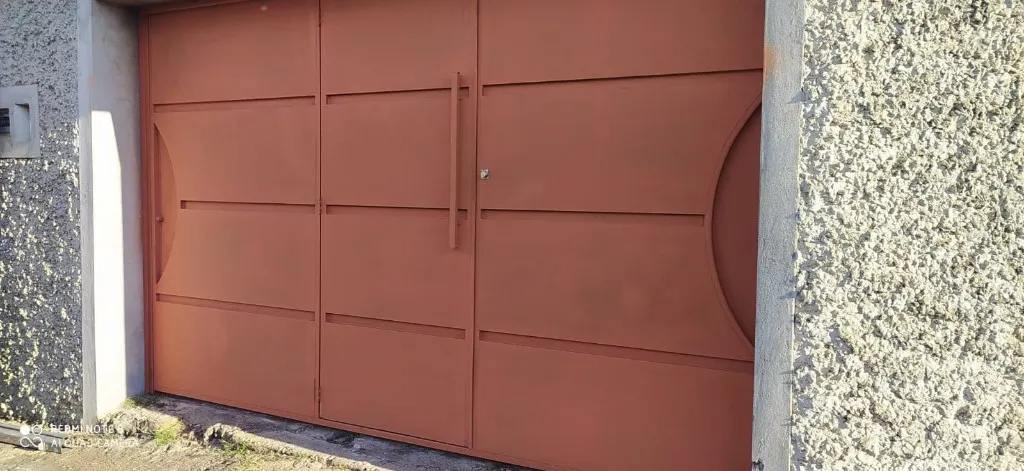 Portão e serralheria em metal — modelo 13, trabalho realizado em Botucatu