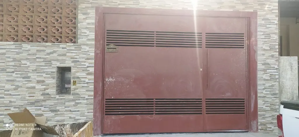 Portão e serralheria em metal — modelo 14, trabalho realizado em Botucatu