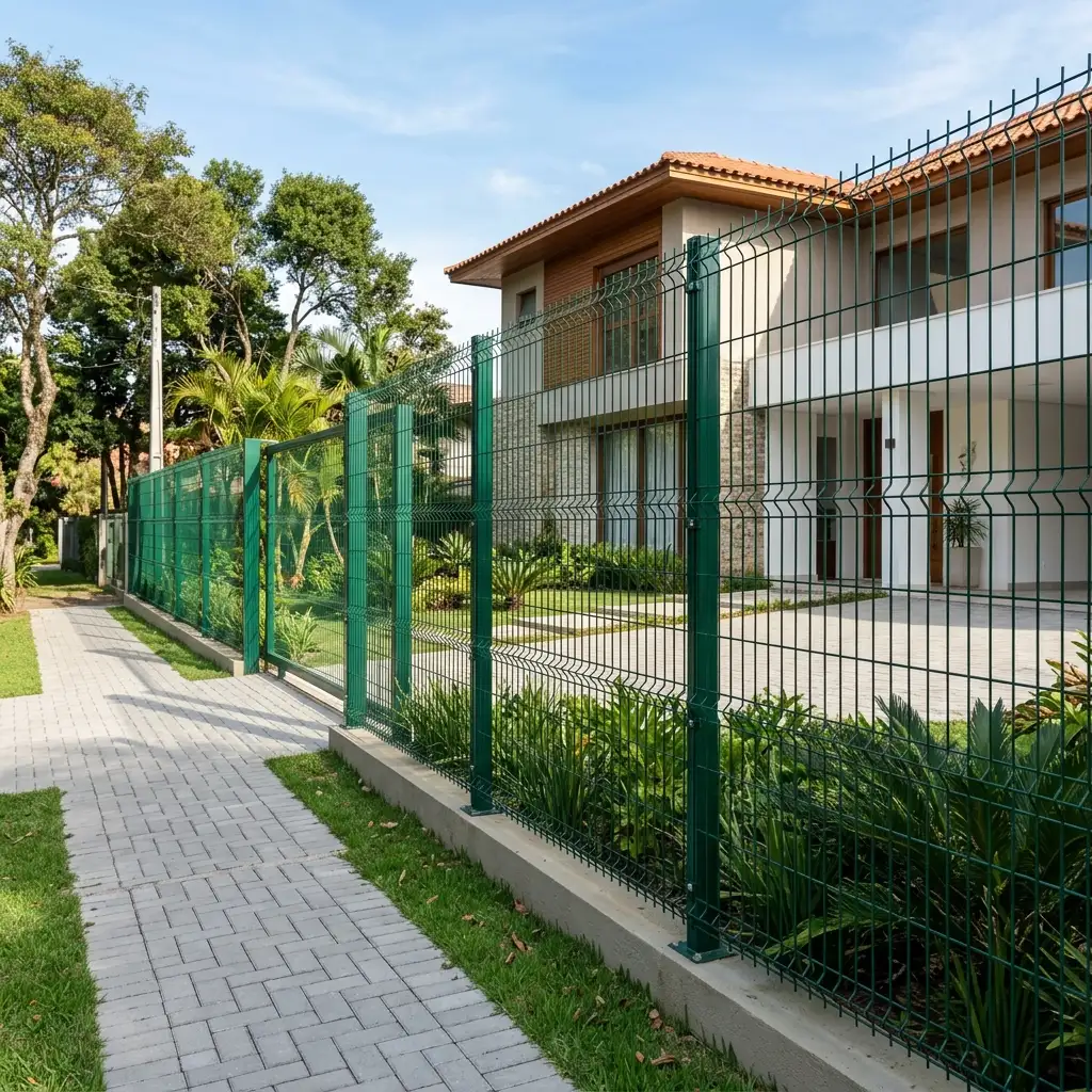 Portão deslizante em L em Botucatu SP